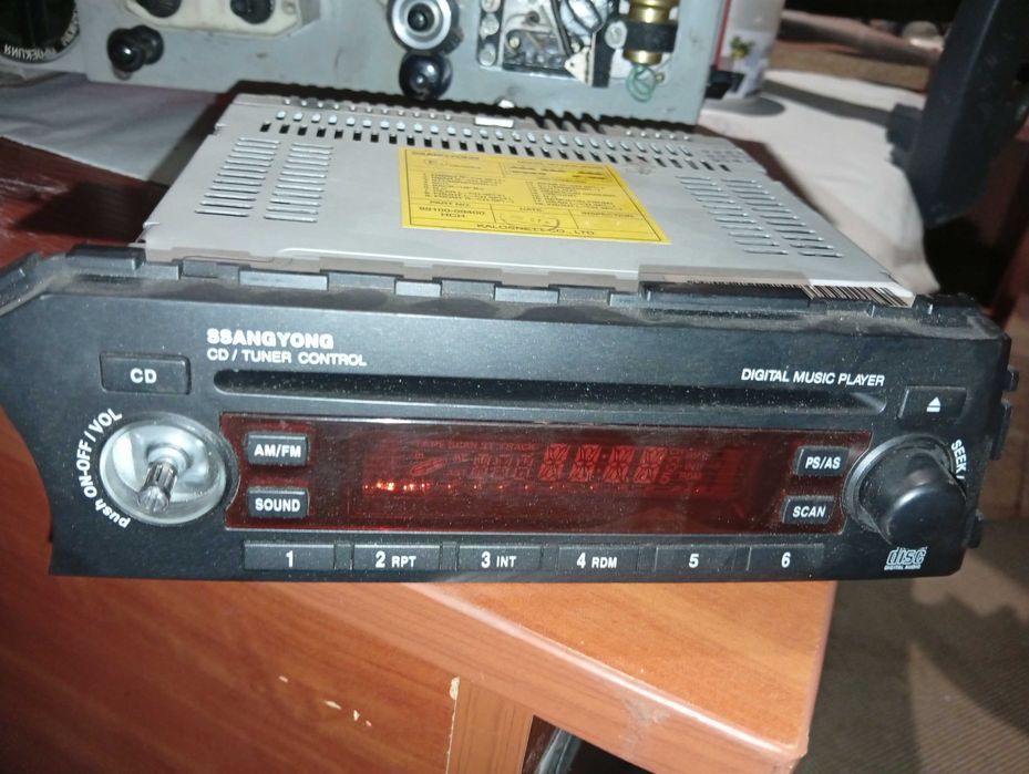 Магнітола Ssangyong модель MCD-6000R