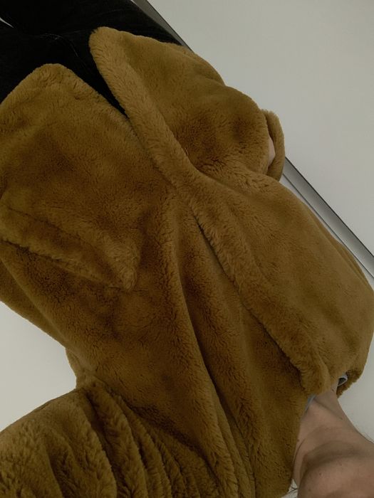 Sztuczne Futerko Zara, kolor musztardowy