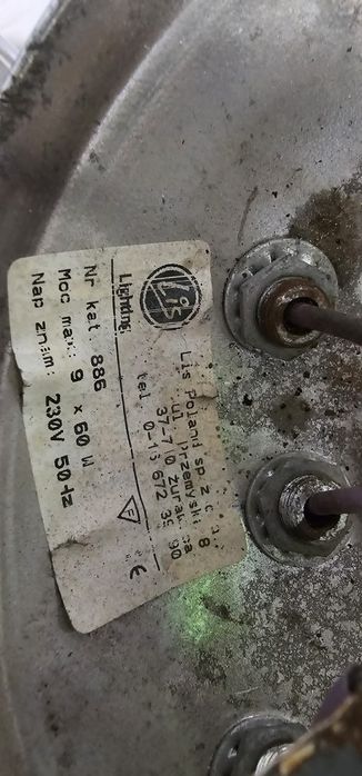 Duża solidna lampa Loftowa plus żarówki Tanio