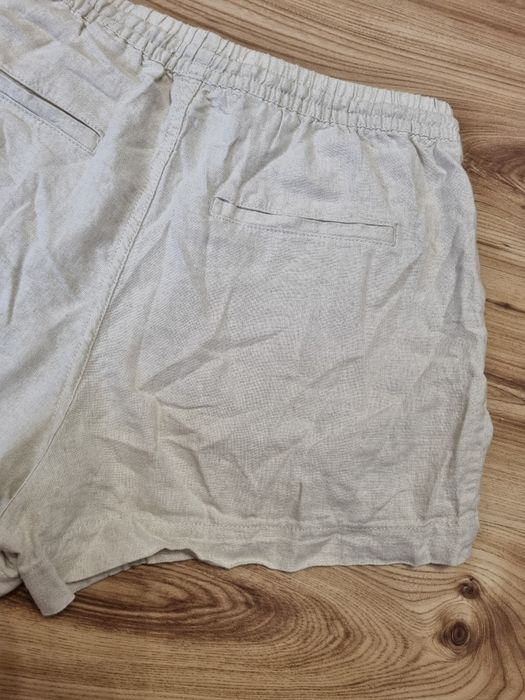 Spodenki szorty H&M S 36 Len viskoza