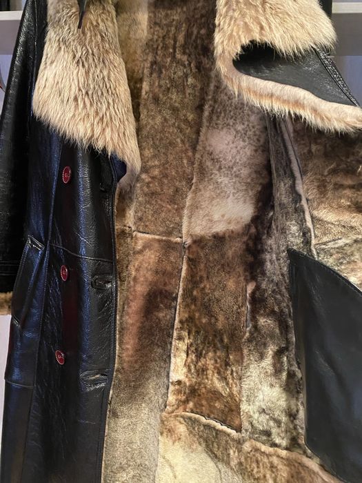 Дублёнка лаковая натуральная Marco Polo