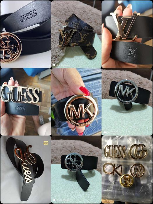 Pasek klamra Guess okazja nowość Louis LV Damski Michael Kors