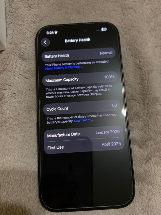 iPhone 16 PRO Black 128ГБ