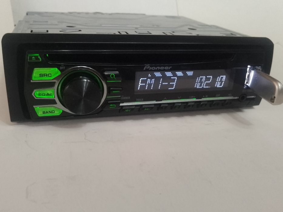 Автомагнітола pioneer deh-1700ubg  із bluetooth audio,usb.Відео роботи.