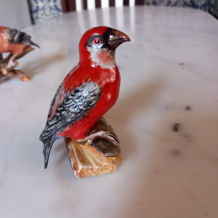 Passaros Vista Alegre  pintados á mão.