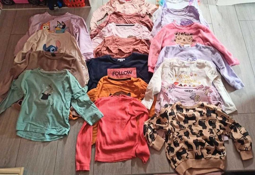 Mega paka ubran dla dziewczynki 110