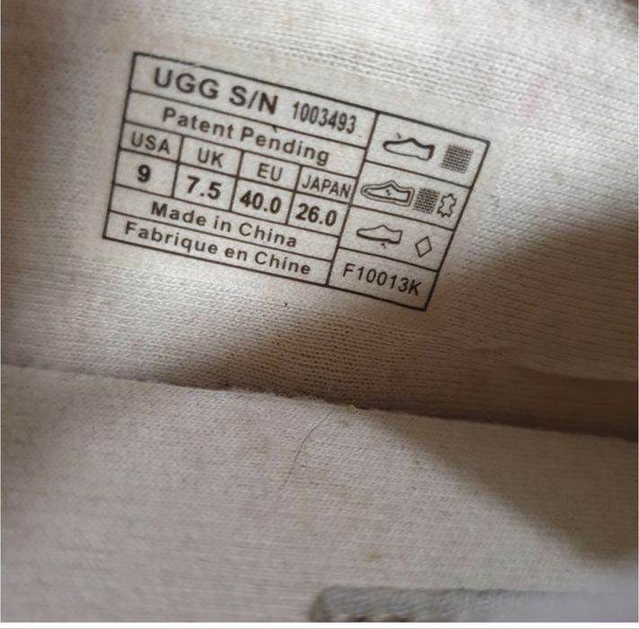 Оригинальные балетки ugg натуральный лён