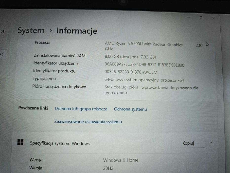 HP Laptop 15s-eq2186nw