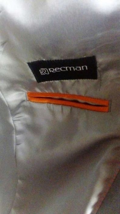 Garnitur męski stalowy