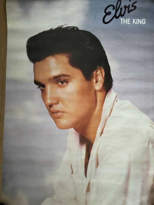 Antigo poster Elvis Presley