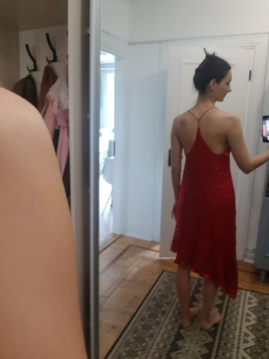 Платье в бельевом стиле Mango