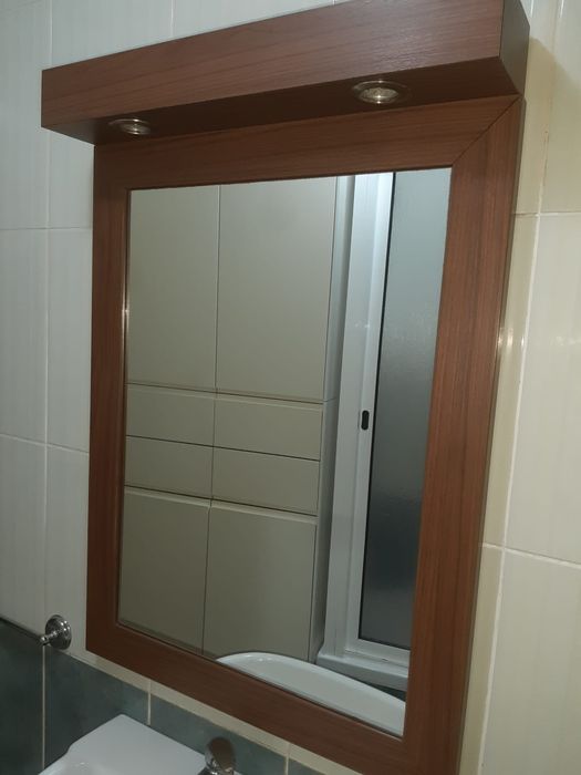 Conjunto Movel espelho e varão