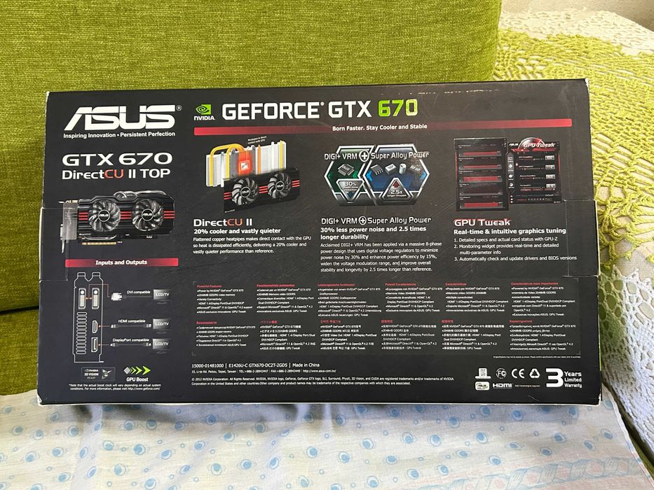 ASUS Geforce GTX 670 DirectCU II TOP
