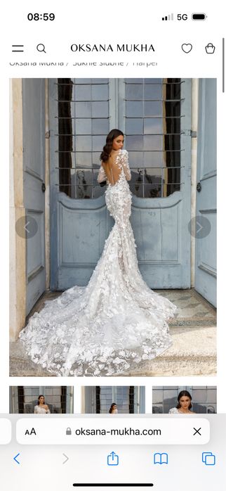 Suknia ślubna oksana mukha