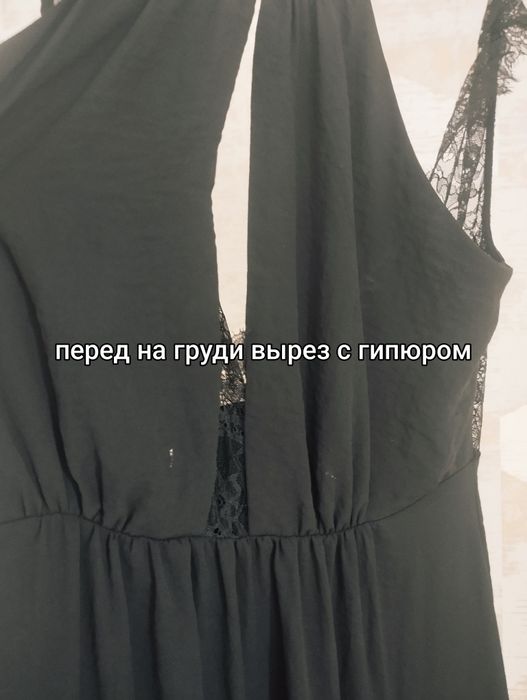 Вечернее платье черное