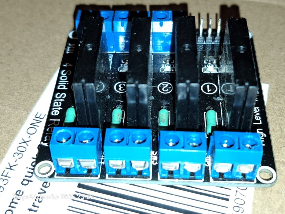 przekaźnik półprzewodnikowy ssr arduino 4 kanały