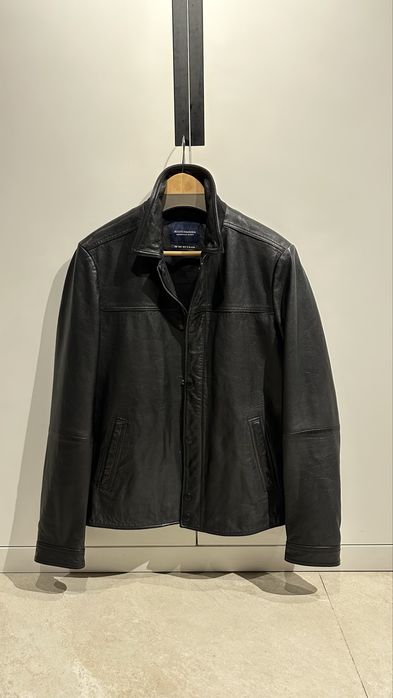 Scotch&Soda куртка шкіряна чорна