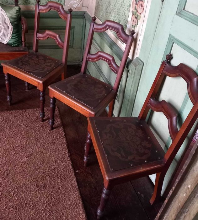 Canapé + 6 Cadeiras - Anos 20 - Vintage