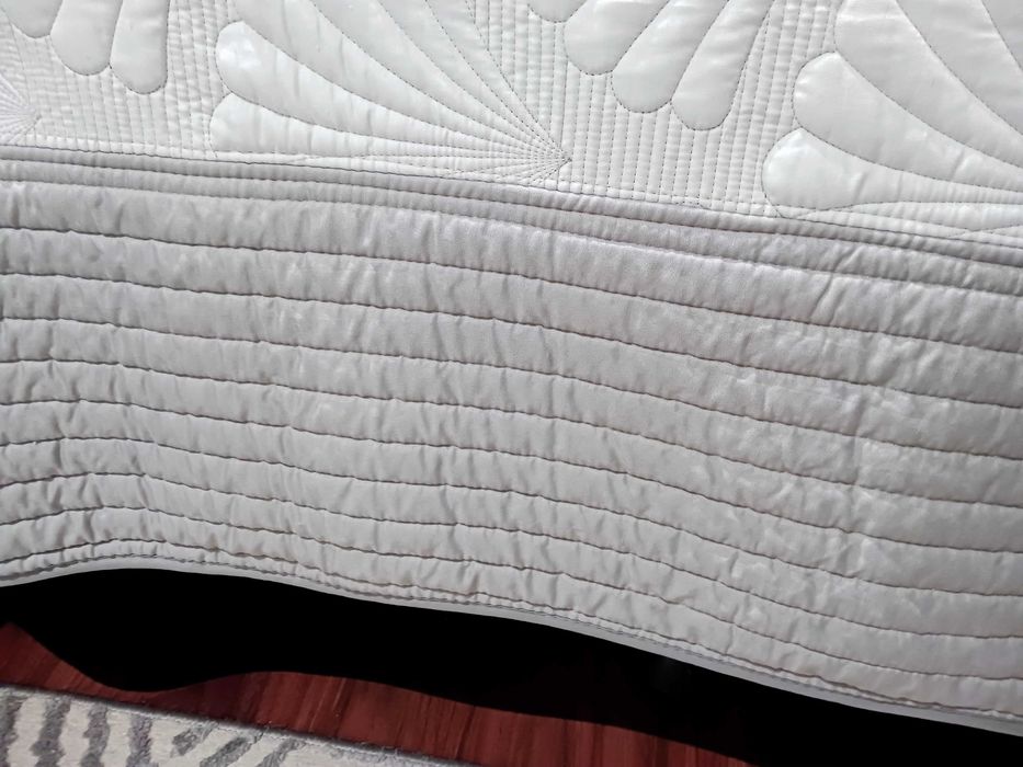 Colcha branca para cama casal