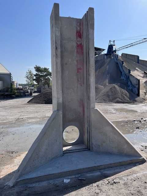 przyczółek MNICH ścianka rzeczna zapora wody stawu tama mnich