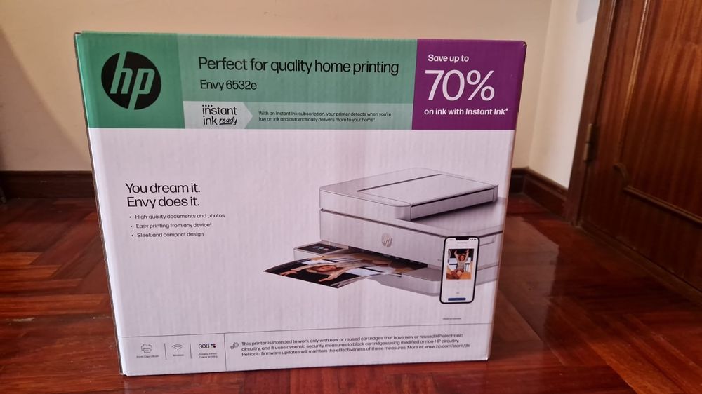 Impressora HP 6532, nova, nunca usada.