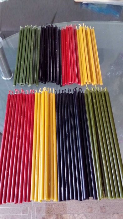 Цетные восковые свечи