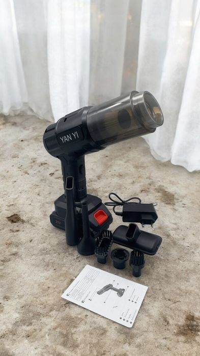 Пилосос акумуляторний‼️ вакуумний 6 насадок ST-6631