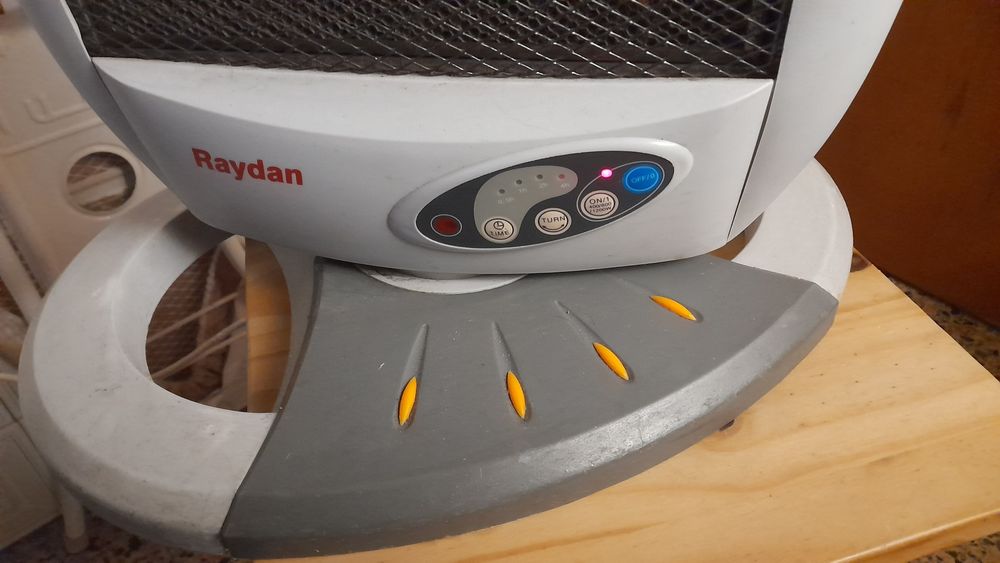 Aquecedor halogéneo Raydan 1200W - Bom estado funcional - ÚLTIMOS DIAS