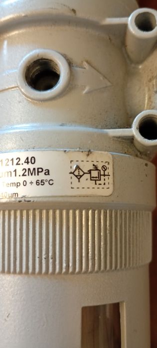 Zespół filtrująco‑redukcyjny FR G1/2 40um 1.2 MPa ‑ osłona 50.1201.1212.40