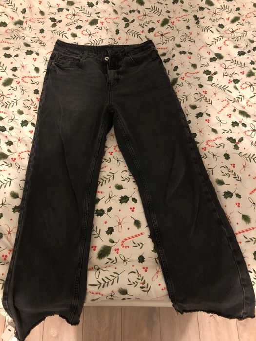 czarne damskie jeansy zara