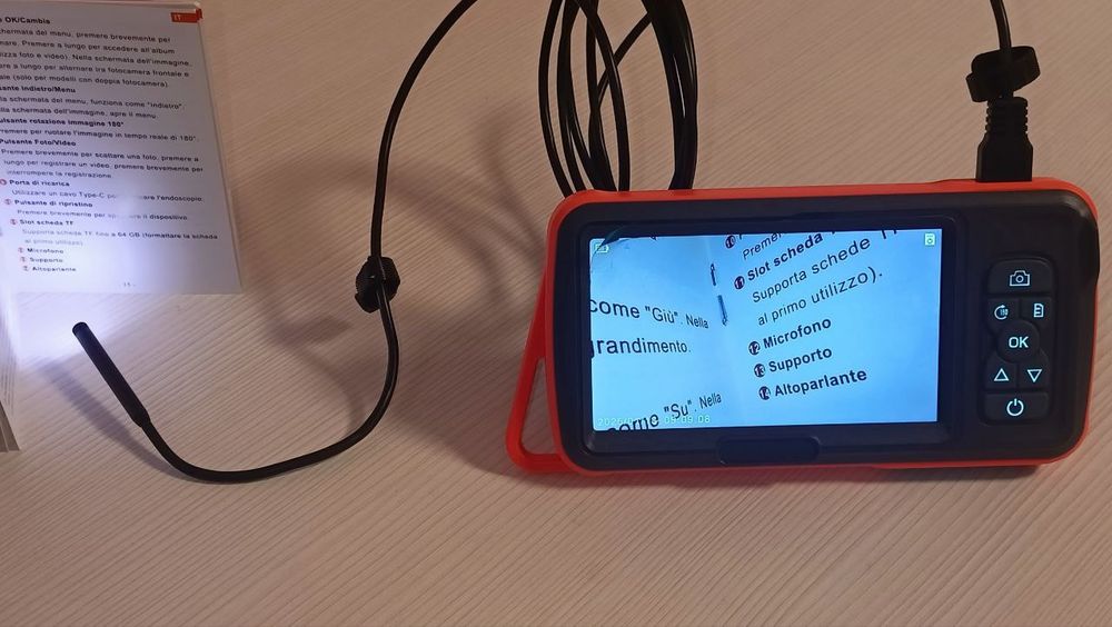 Ендоскоп промисловий на дві камери.