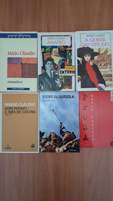 Livros Mário Cláudio / Rui Zink / João Aguiar