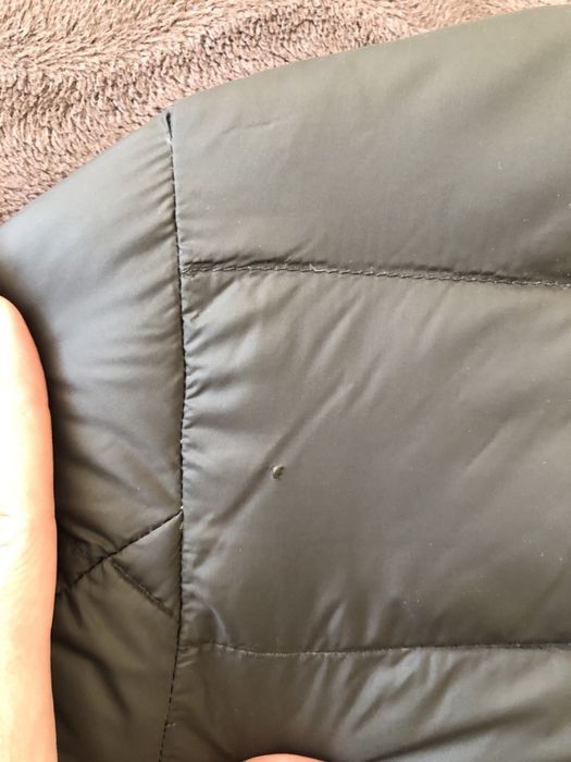 Куртка пухова Massimo Dutti олива