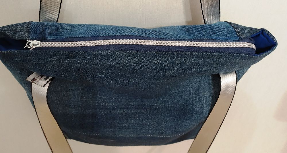 Jeansowa torebka / prezent/handmade /681