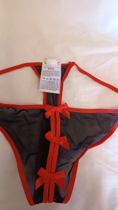 Conjunto Lingerie. Soutien, Tanga e Ligeiro. Tam. 75B/S