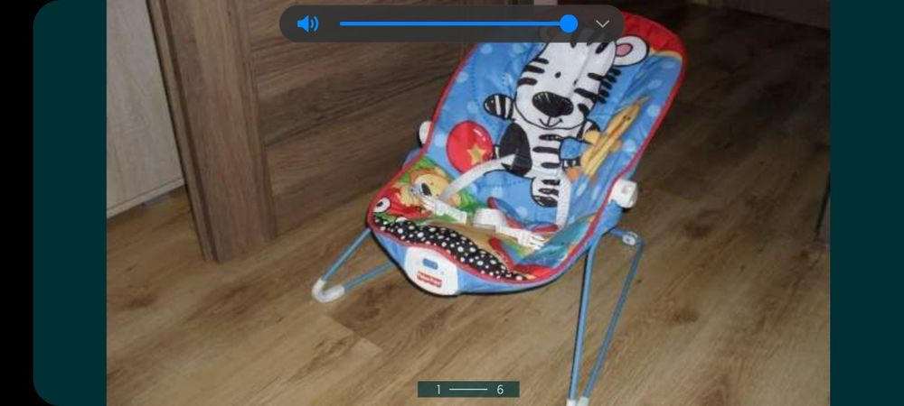 Fotelik  leżaczek fotel  Fisher Price