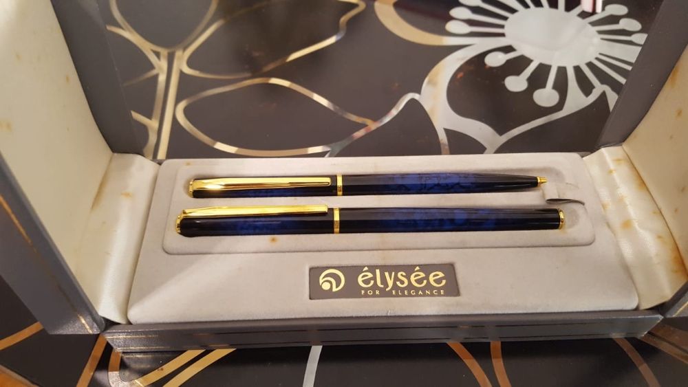 Conjunto caneta e esferográfica Elysee Joias
