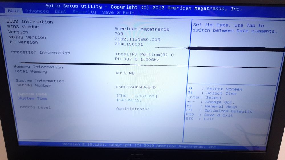 Ноутбук Asus асус x502c бу
