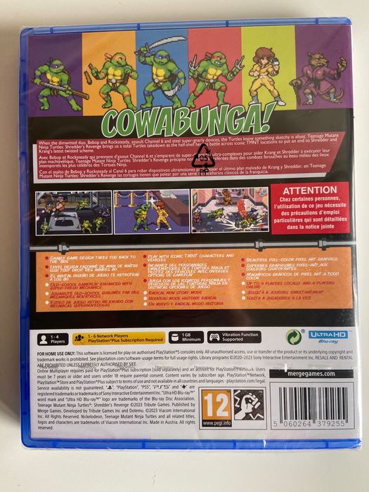 TEENAGE MUTANT NINJA TURTLES PS5