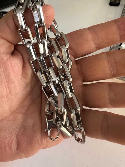 Масивний ланцюжок/браслет з нержавіючої сталі
