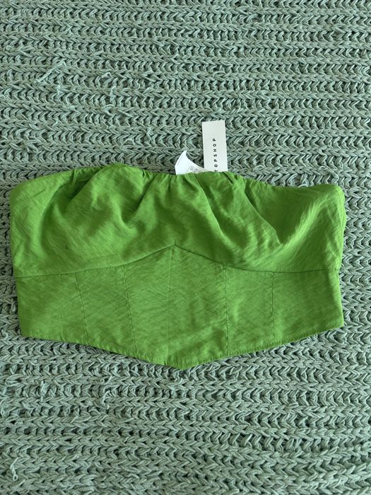 Zielony top topshop nowy z metka super sie prezentuje modny