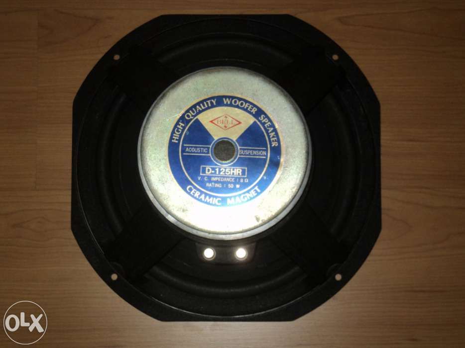 Woofer Bell D125HR - par de altifalantes profissionais