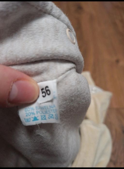 Pajacyk welurowy r.56