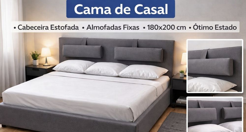 Cama de casal - usada