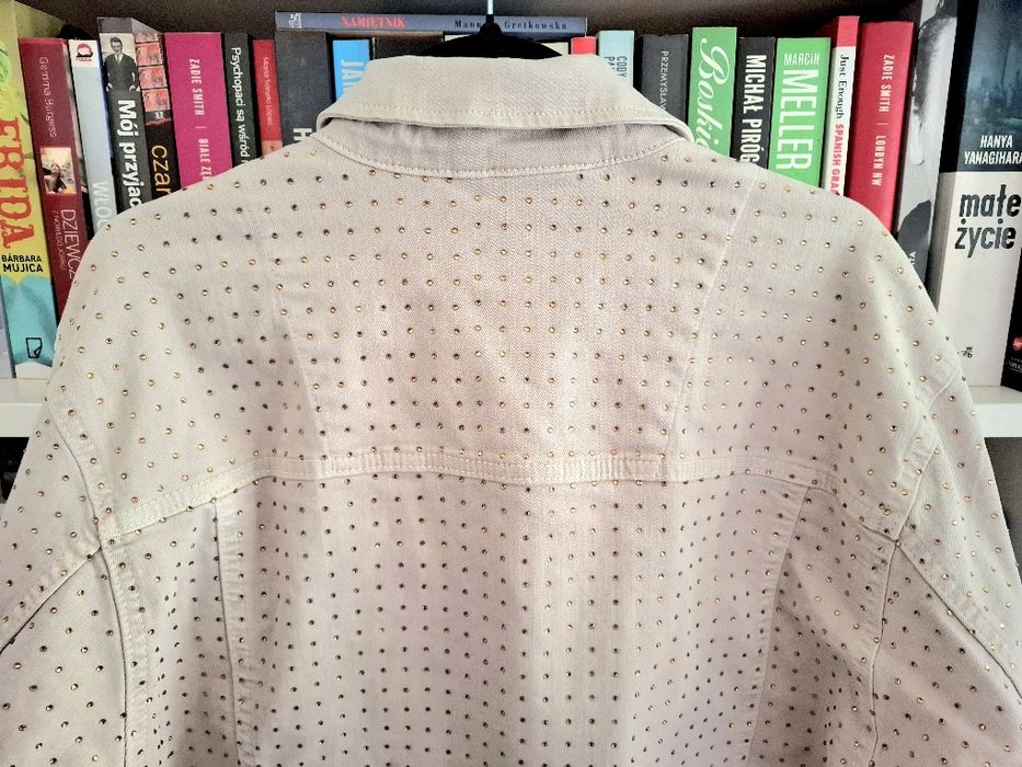 Dishe kurtka jeansowa z dżetami L/XL, nowa