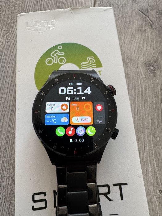 LIGE Nowy Smartwatch Męski 2025