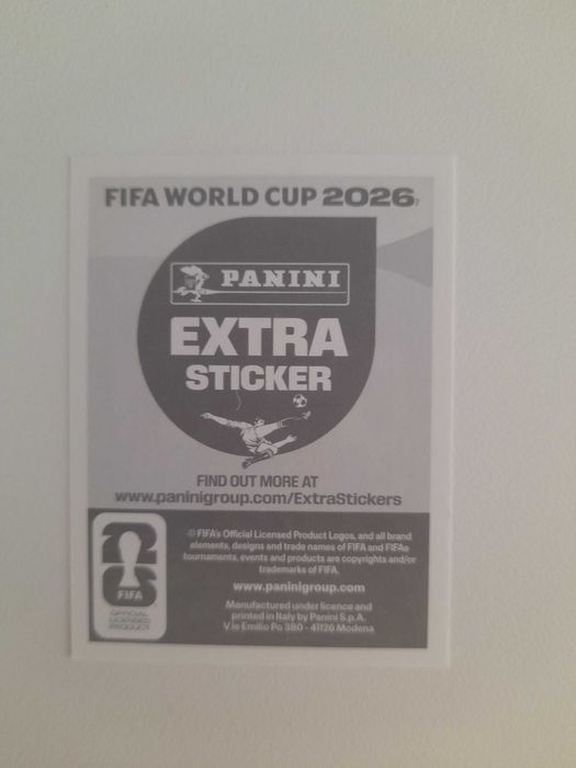 Cody Gakpo Panini Extra Sticker Ouro – FIFA World Cup 2026