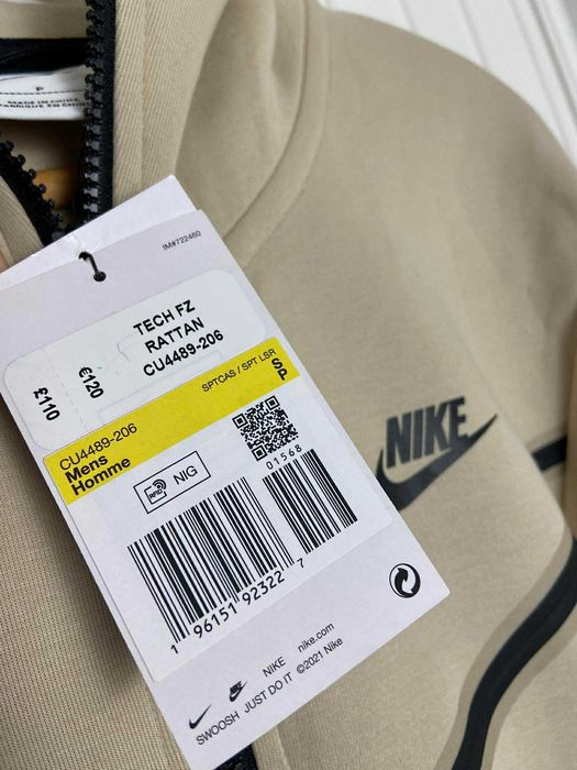 Bluza męska Nike Tech Full Zip 'Rattan' nowa org S