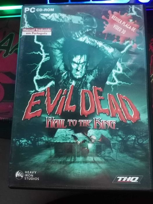 Evil Dead Hail to the King jogo PC com caixa e manuais originais (Raro) (SELO IGAC)