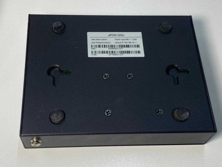 onu xPON 4POE 48v з блоком живлення POE 48v 0,5A